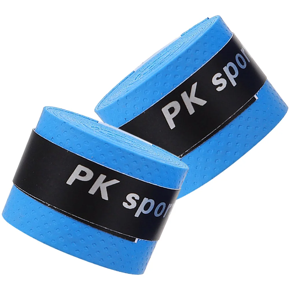 2 Pcs Pu Drum Stick Tapes Supplies Non-slip Sweatband Wound Magnetic Badminton Racket Grip Wraps