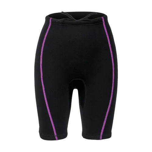 Traje de neopreno con protección térmica para mujer, pantalones cortos con cordón en la cintura, mallas cortas elásticas para nadar, surfear, snorkel y bucear