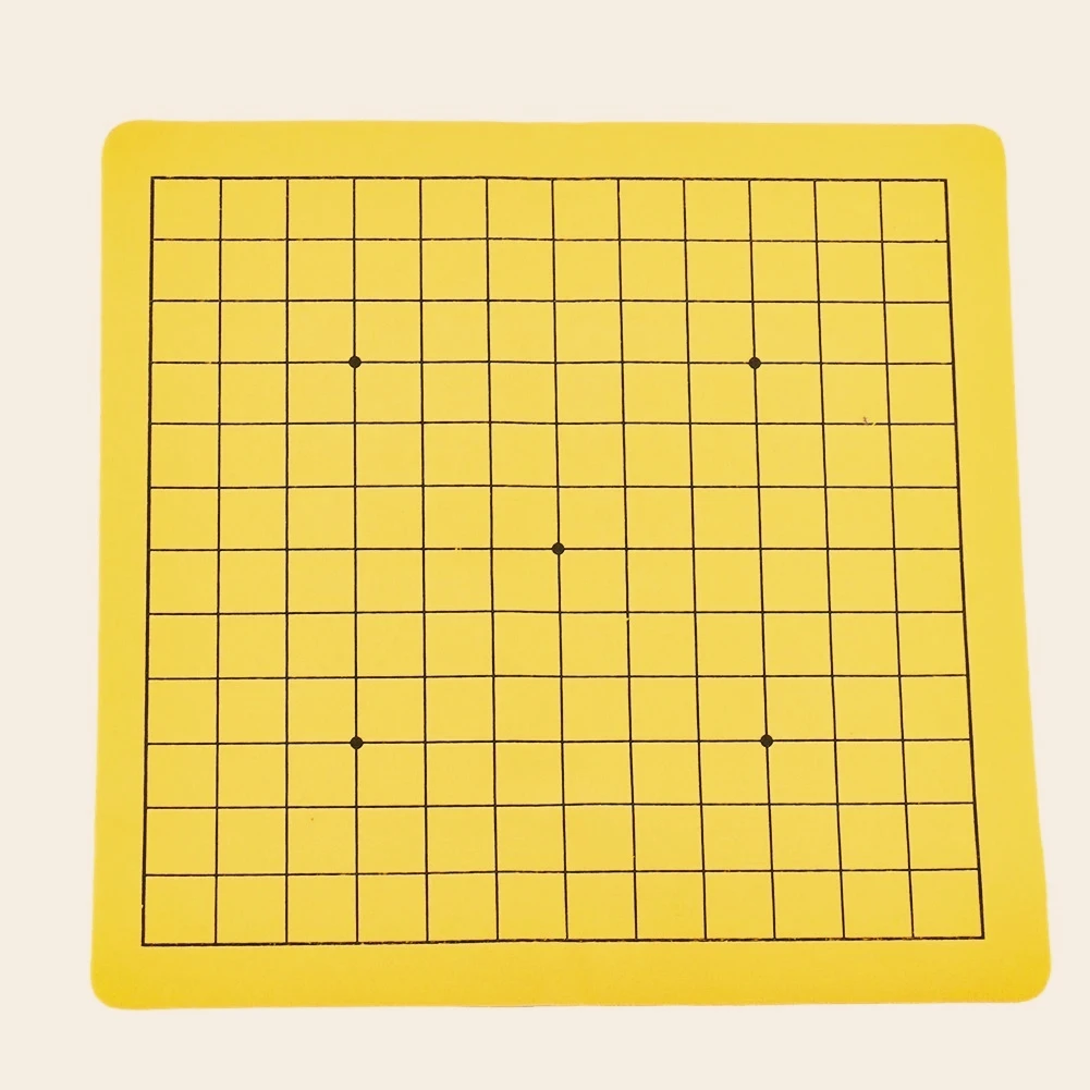 Double Sided Go Board 9 13 19 Line Combo PU Leather Foldable Checkerboard Beginner Advanced Weiqi Game Multi Size Random Color
