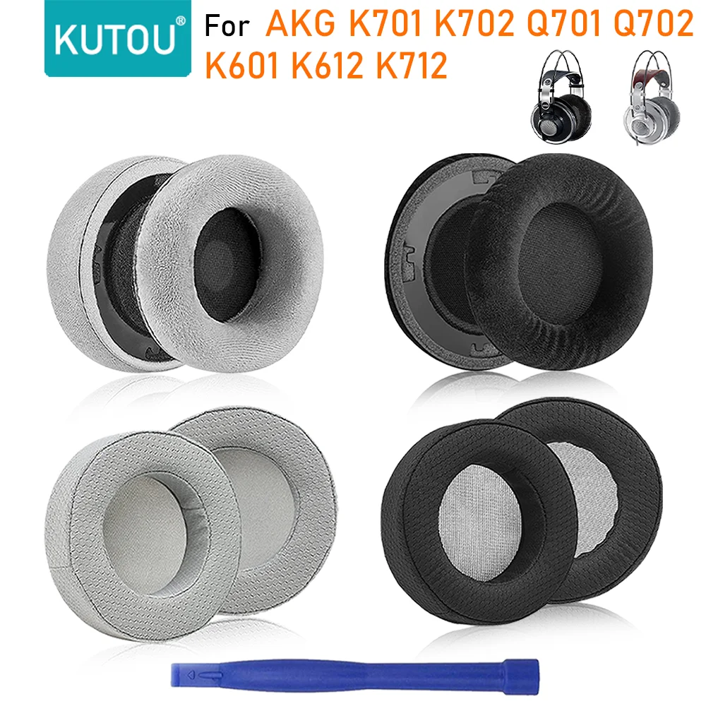 KUTOU Replacement Earpads for AKG K701 K702 Q701 Q702 K601 k612 k712 pro Headphone Earpad Ear Pads Cushion Cover Accessories