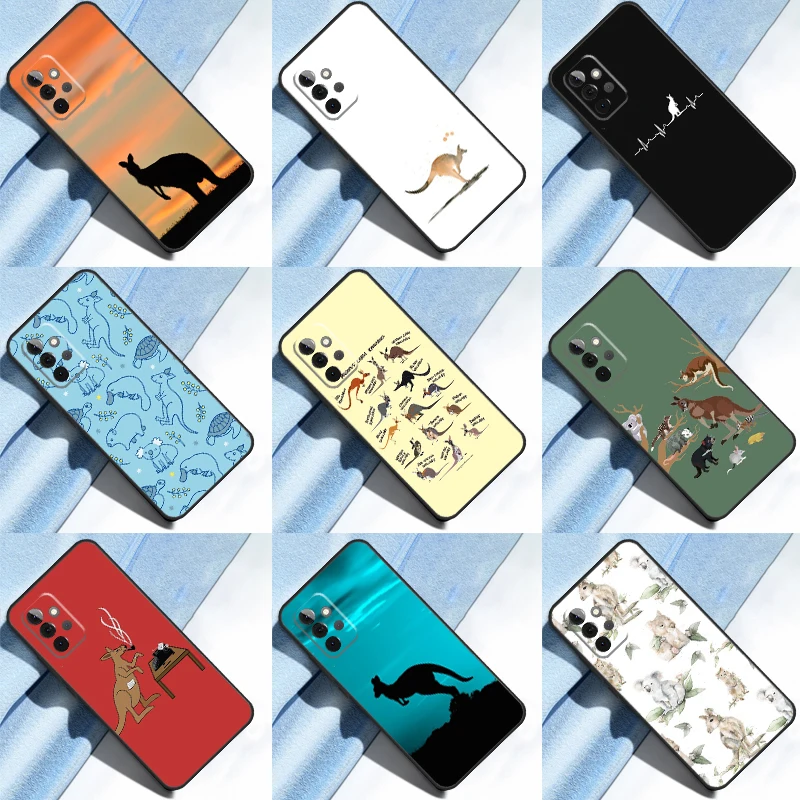 Cute Kangaroo Case For Samsung Galaxy A14 A34 A54 A52 A72 A12 A22 A32 A11 A31 A51 A71 A13 A33 A53 A23