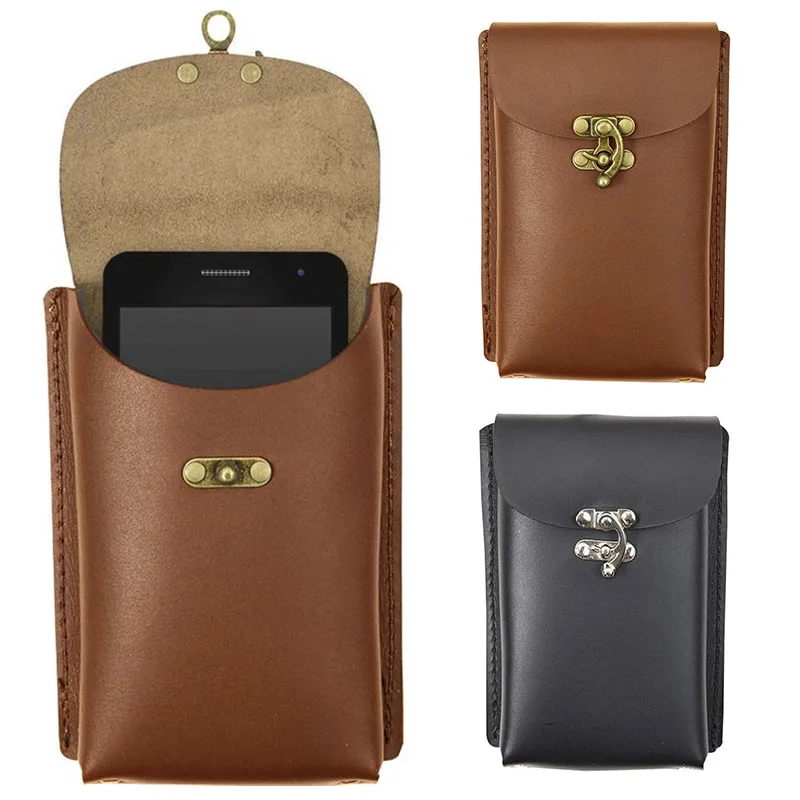 Medieval Adventurer Cell Phone Pouch Bag Viking Belt Wallet Festival Travel Purse Pocket Steampunk Leather Holster Cosplay Larp