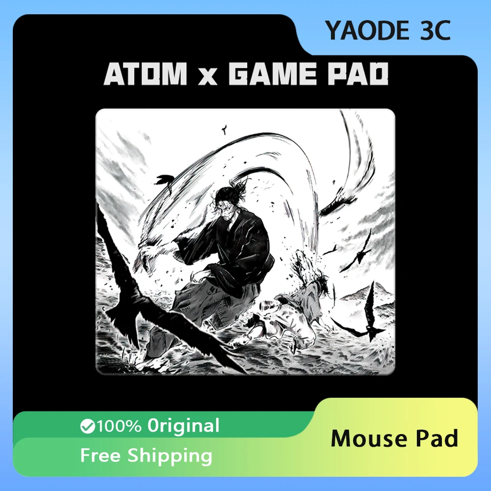 

ATOM Esports Gaming Mousepad Neutral Fine Surface Smooth Wireless Mouse Pad Custom Office FPS CSGO PC Gamer Accessories