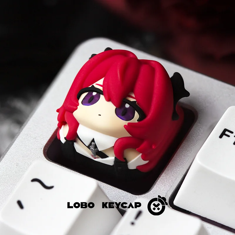 Lobo Keycap Arknights Endfield Administrator Replace Esc Keycap Personalized Custom 3d Resin Keyboard Decoration For Gamer Gifts 4