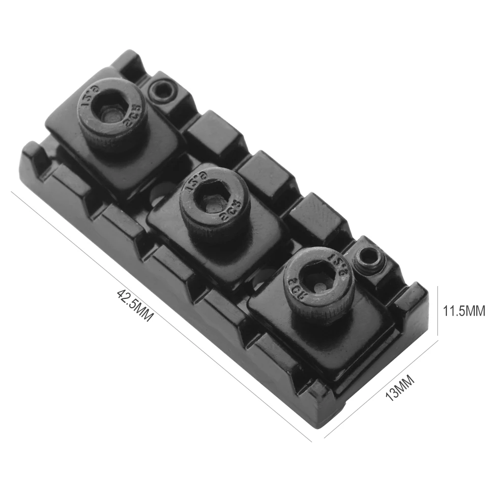 الغيتار الكهربائي وتر قفل المكسرات سبائك الزنك 42.5 مللي متر سلاسل خزانة المكسرات مع طوقا المسمار وجع استبدال الغيتار الملحقات