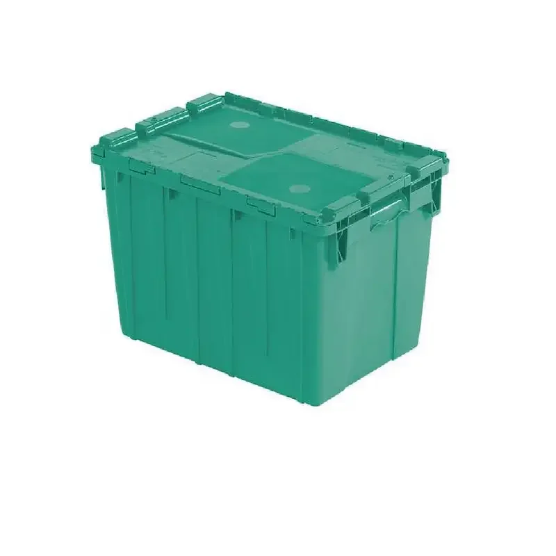 

Green Attached Lid Container, Plastic