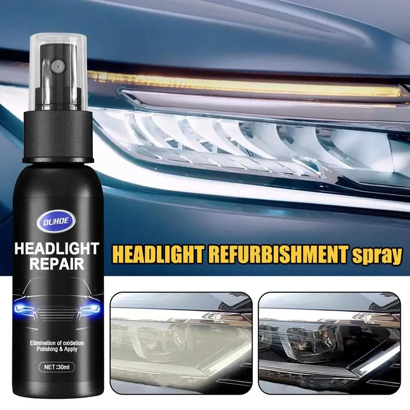 Car Headlight Repair Fluid Transparent Non Stick Restoration Agent Automotive Repair Agent shade polishing Restore Solution