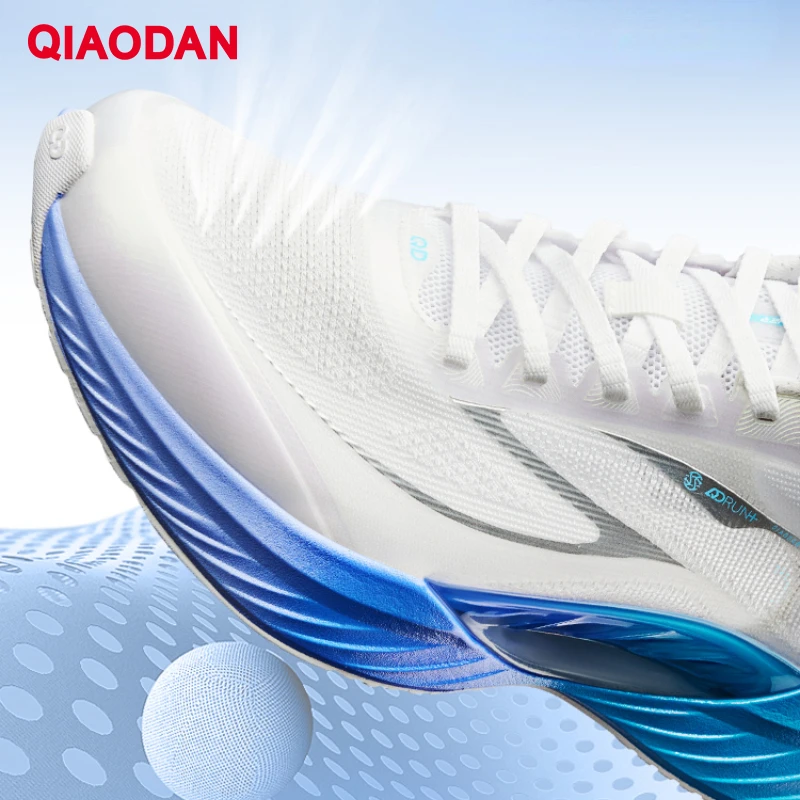 QIAODAN Team 2.0 Sneakers Men 2024 New Hard-Wearing Anti-Slippery Comfortable Breathable Lightweight Running Shoes XM25240226