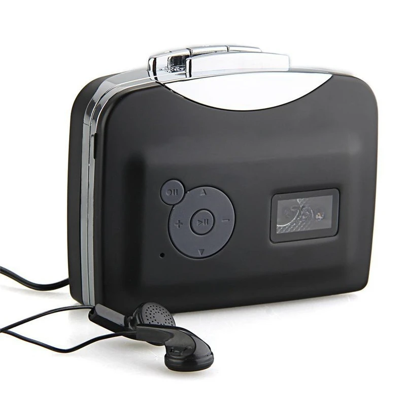HiFi USB Cassette Audio Converter, Stereo Tape to MP3 Player, Portable Cassette Device Directly Save Files to USB Flash Drive