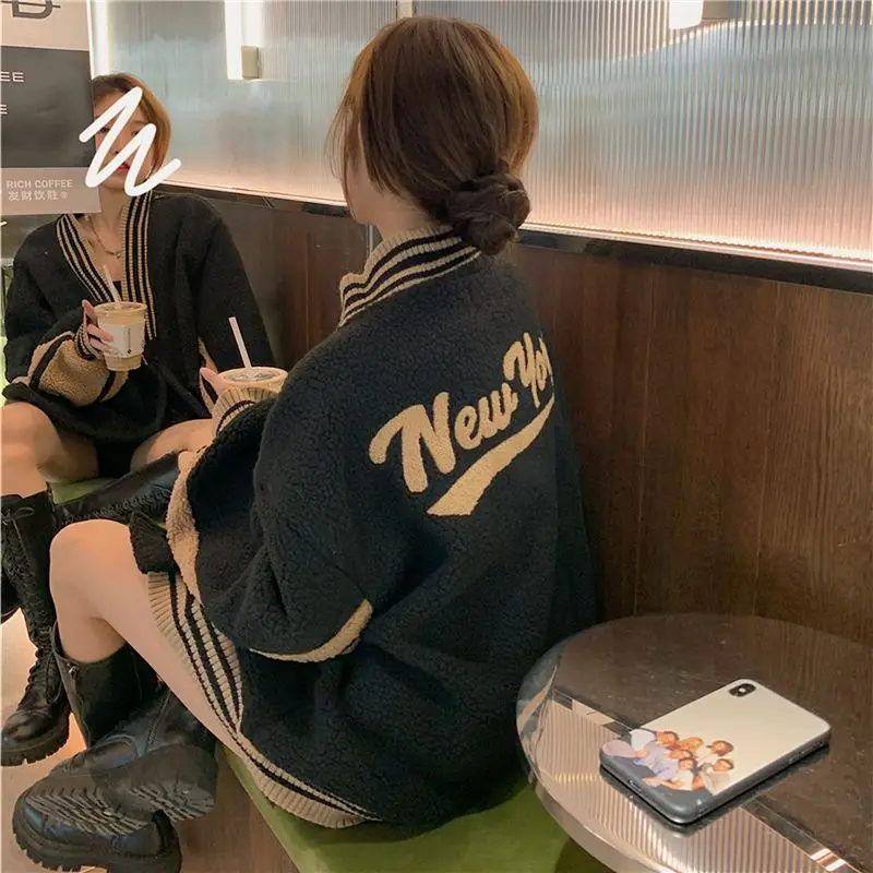 

Baseball Jackets Hood Womens Summer Multi-Functional Waterproof Cute Element Anti-Static Decoration Student Standard Preppy Chic