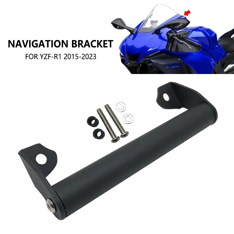 

Motorcycle GPS Smart Phone Navigation Mounting Bracket Adapter Holder For Yamaha YZF-R1M YZF-R1 YZFR1 YZF R1M 2015-2023 2022