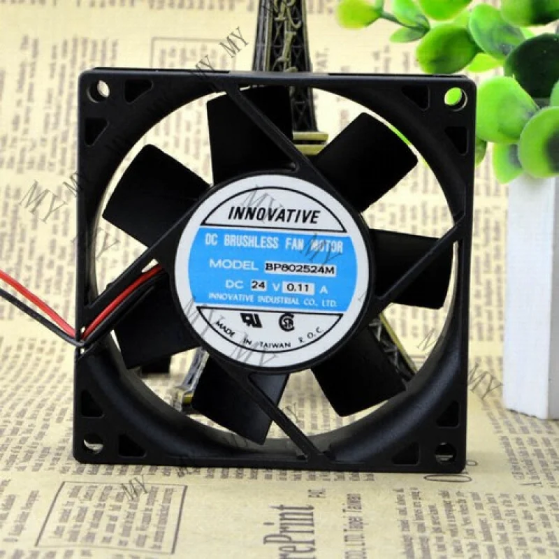 

TT for INNOVATIVE BP802524M fan 80*80*25mm DC 24V 0.11 2pin #T6