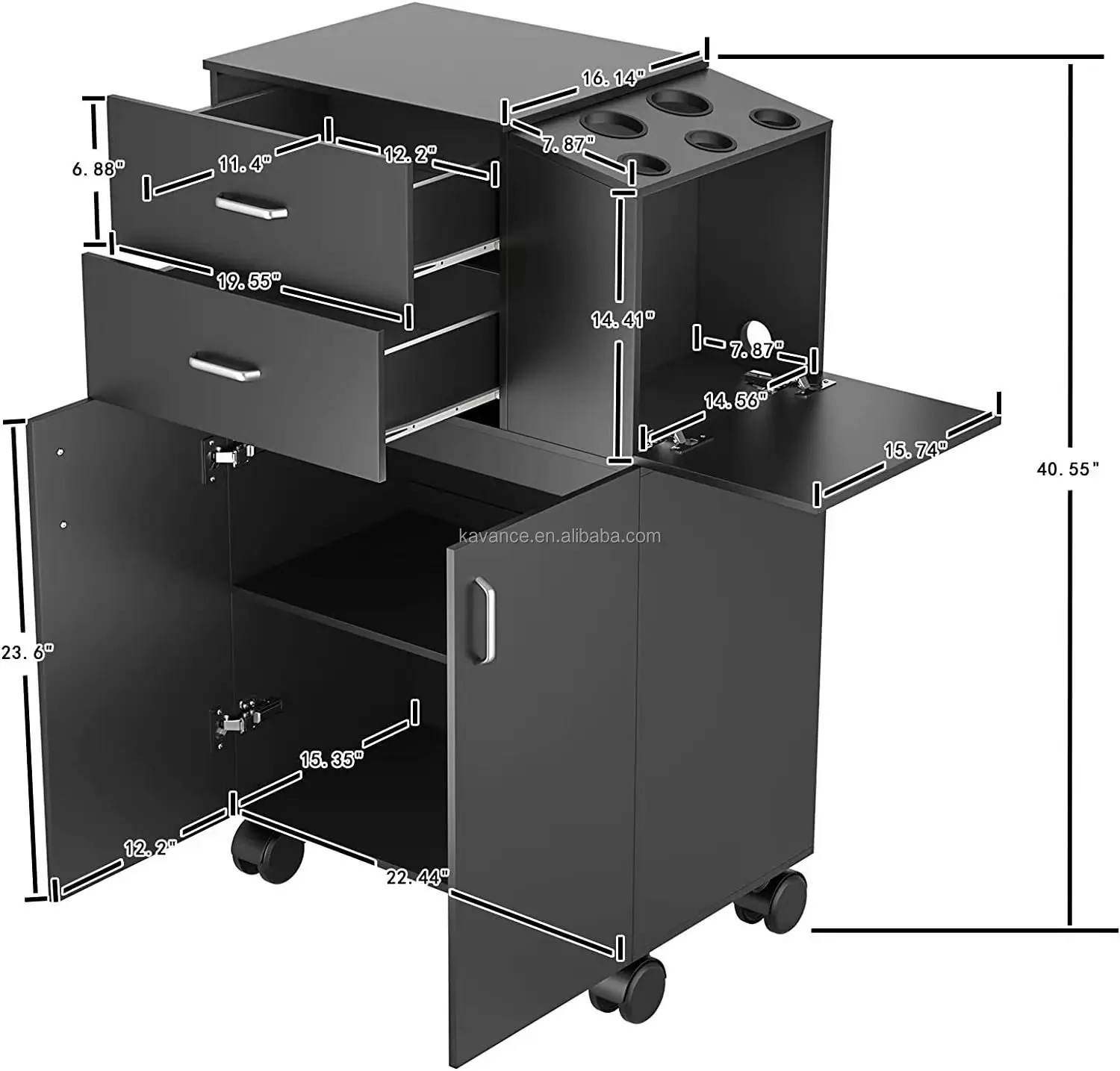 

Мебельная тележка для салона красоты, спа-стайлинг, педеста, парикмахерская, черная тележка с колесом