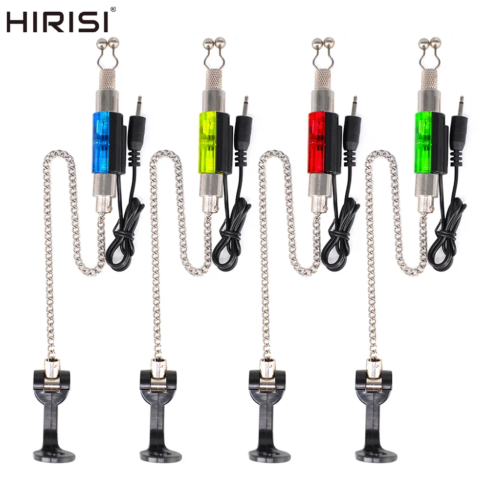 Hirisi LED Carp Fishing Swingers Drop Off Indicator 4 Color in Box Carp Fishing Equipment