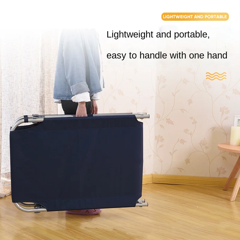 K-star-cama plegable para la oficina, cama individual de lona, para acampar, para aliviar los golpes, portátil, cómoda, 2024, envío directo