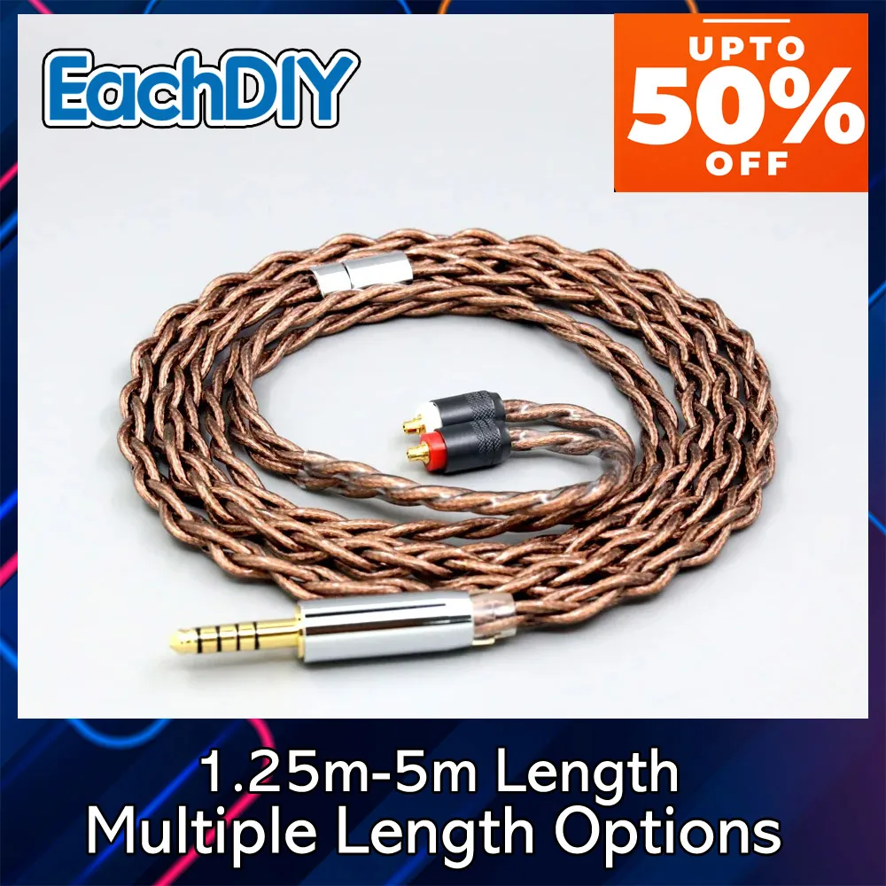 

24k Gold Shield Graphene 7n Pure 99% Silver Earphone Cable For Sony XBA-H2 XBA-H3 xba-A3 xba-A2 8521