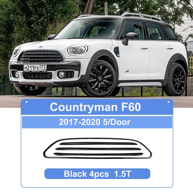 Car Front Grille Stripe Decoration Cover Frame Case For Mini Cooper S JCW F54 Clubman LCI F55 F56 F60 R60 Countryman Accessories