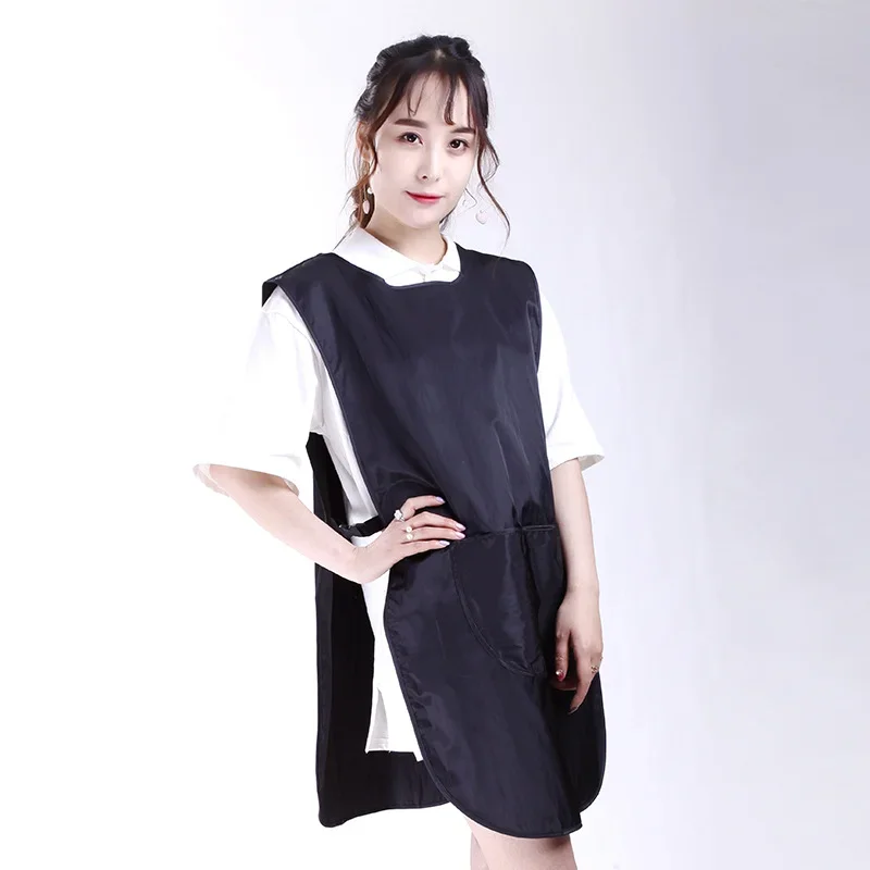1Pc Waterproof Salon Hairdressing Apron Front-Back Hair Cutting Cape for Barber Hairstylist Styling Cloth