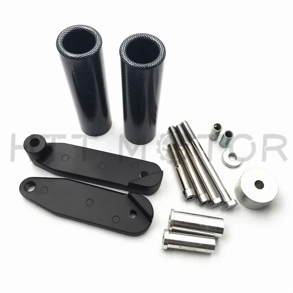 Für Kawasaki 2008-2013 Ninja 250 250R EX250 Carbon Fiber Aftermarket Motorrad Teile Kein Cut Rahmen Slider