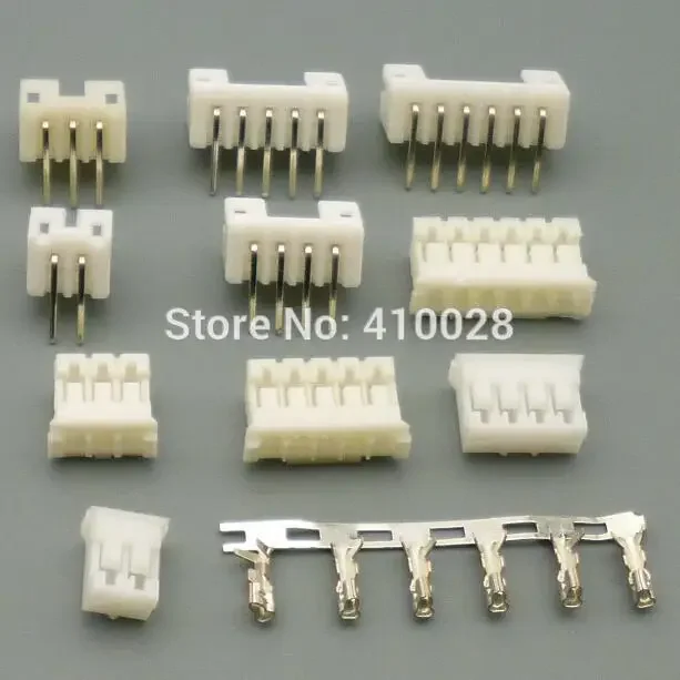 shhworldsea 100pcs/Lot Connector leads Header 2.00mm bend leg PH 2P 3P 4P 5P 6P 7P 8P 9P 10P Kit Housing Pin header Terminal