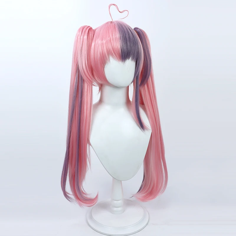 NIJISANJI バーチャル YouTube アイアンマウス コスプレウィッグ ハロウィンパーティー小道具 人工毛 耐熱ファイバー + ウィッグキャップ