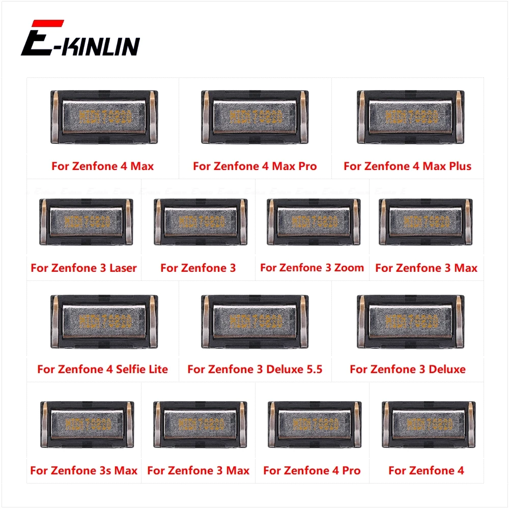 Top Front Earpiece Ear piece Sound Receiver Speaker Parts For Asus Zenfone 3 Deluxe Laser Zoom 3s 4 Selfie Lite Max Pro Plus