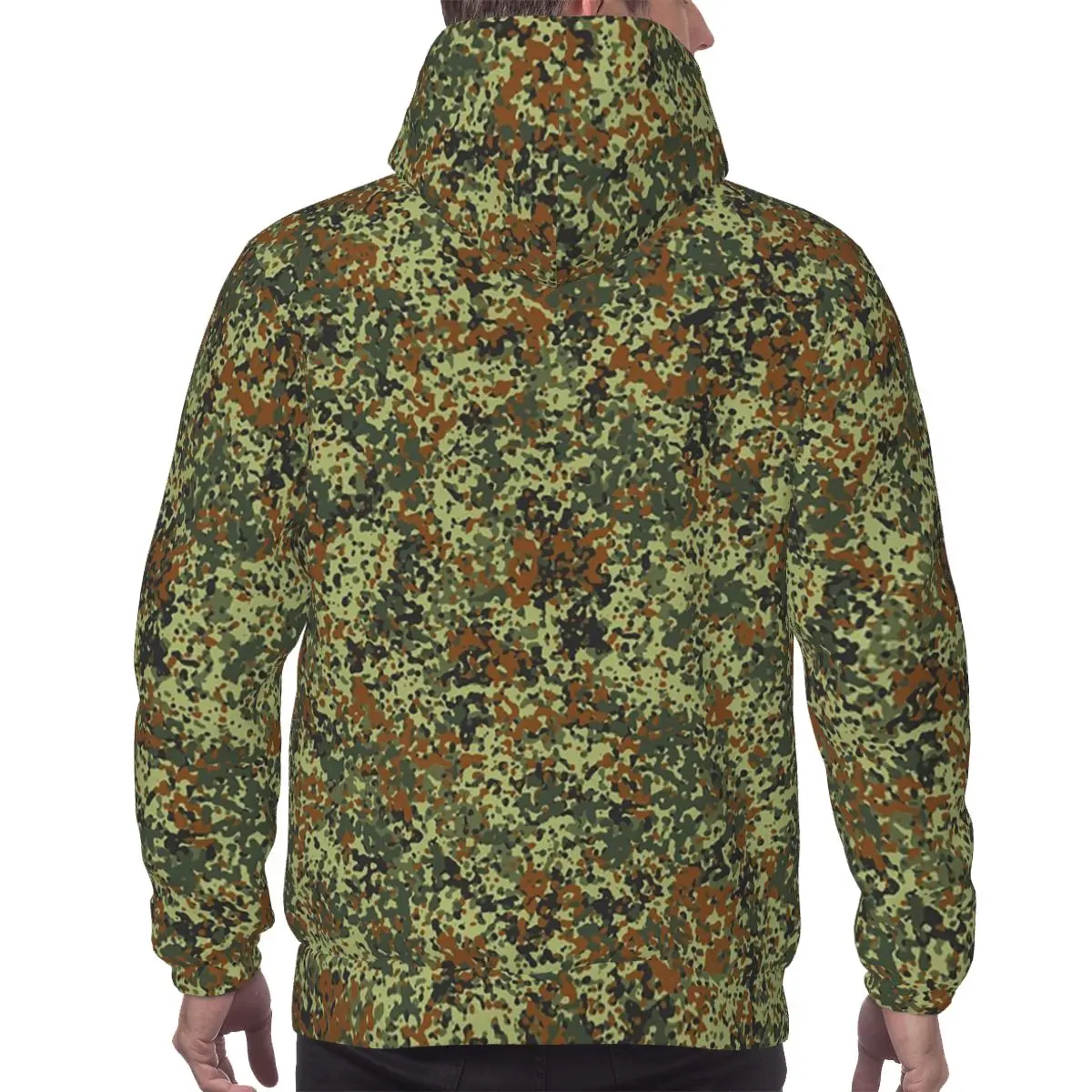 Splintertarn الألمانية WW2 التمويه الجيش العسكرية كامو هوديي Harajuku البلوز الخريف الشتاء بلوزات طويلة الأكمام بلايز #2