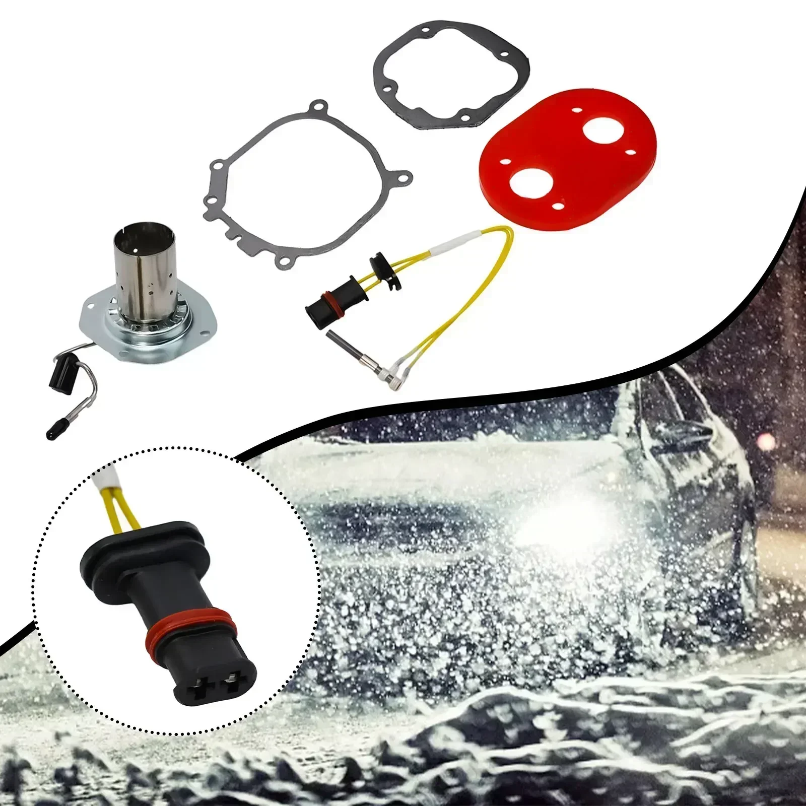 5x Car Heater Service Kit 9005086A 1322420A Glow Pin Burner Gasket Set For Webasto For 2000S 2000ST 2000STC 12V 2000W