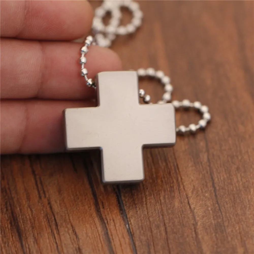 Anime EVA Katsuragi Misato Alloy Cross Pendant Necklace for Women Cosplay Jewelry Beads Chain Charms Amulet Necklaces Dropship