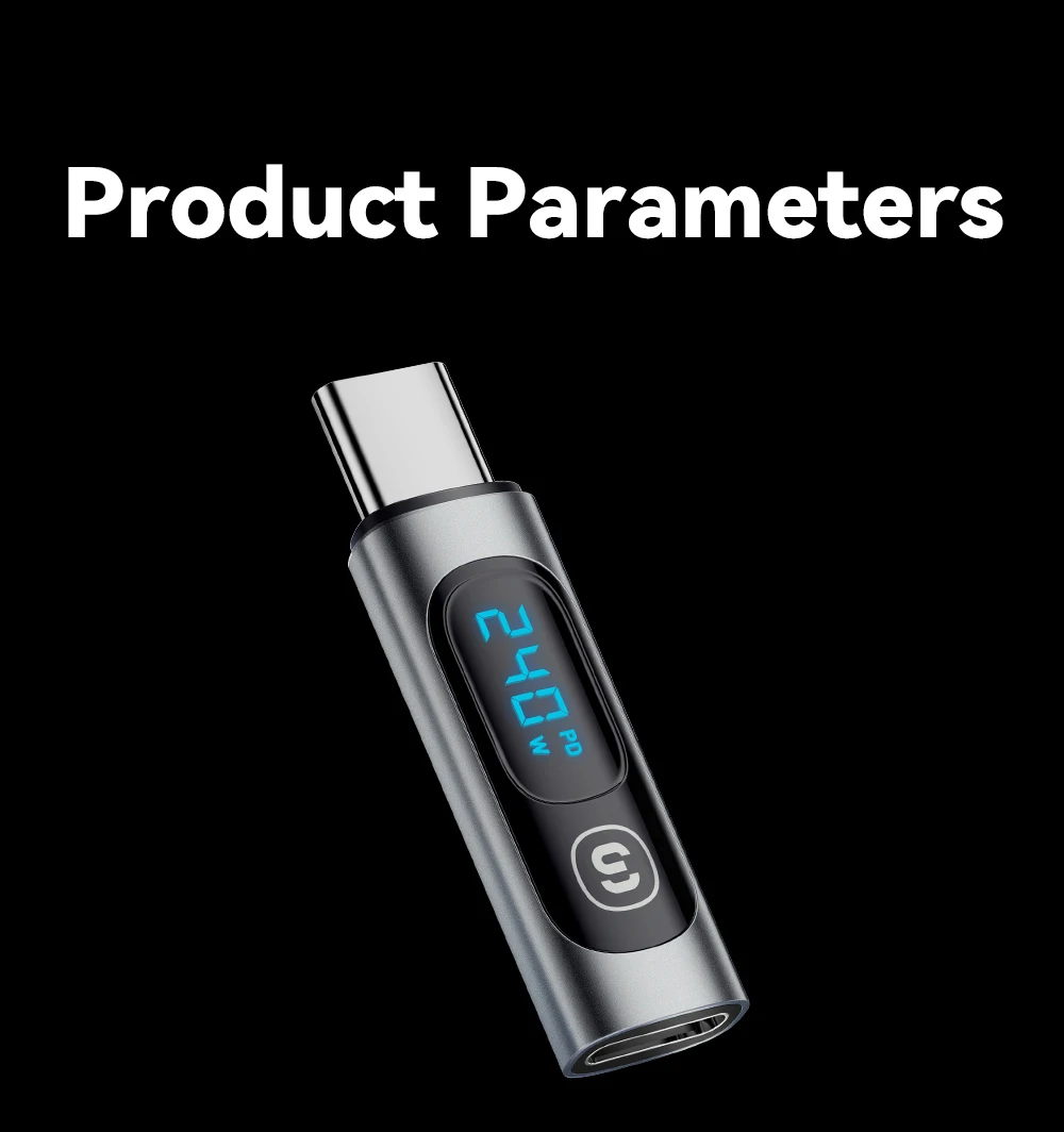Essager USB 3.0 2.0 OTG Adapter 240W Fast Charging USB C To Type C Display Adapter OTG Connector For iPhone 15 Macbook Samsung