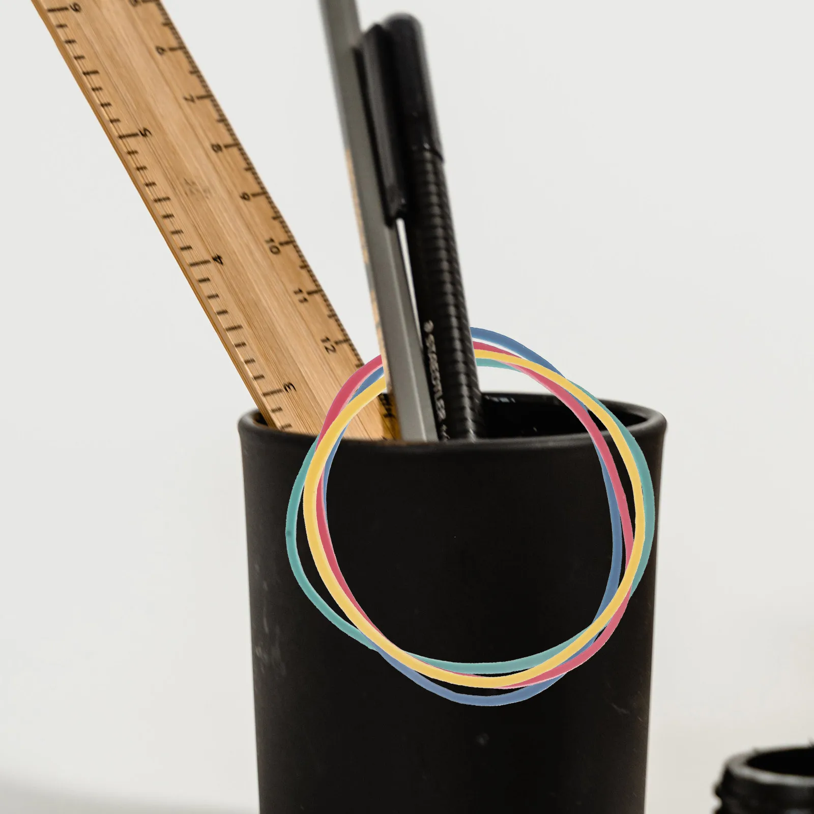 

1Set Thickened Colorful Rubber Bands Elastic Rings Multipurpose Home Office Hair Tying Photo Hanging Craft Supplies