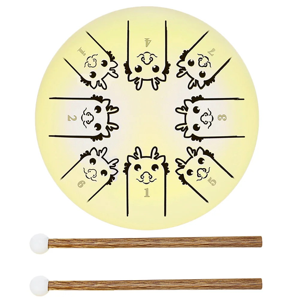 

Zodiac Steel Tongue Drum for Beginner Musical Instruments Kids Hand Baby Toddler Aldult Metal
