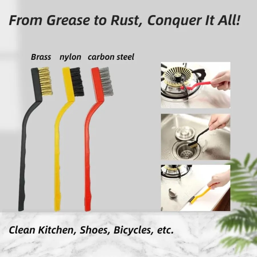 2 قطعة مكشطة التنظيف للأفران مواقد التعريفي الفرن الفولاذ المقاوم للصدأ متعدد المطبخ مكشطة مع 3 قطعة الفولاذ المقاوم للصدأ النحاس النايلون #2