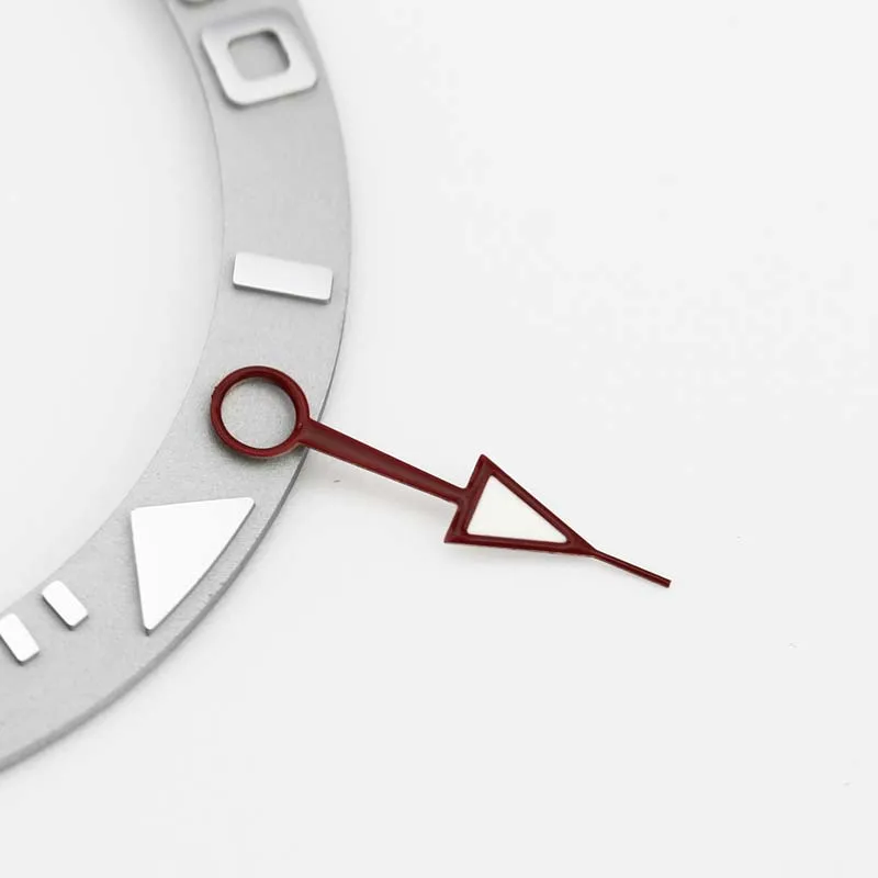 Explorer 2 Style GMT Hands Pointer Polished C3 Green Lume for NH34 NH35 Movement Diving Watch Modified Accessories