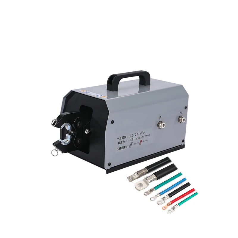 Portable Cable Wire Harness Pneumatic Terminal Crimping Machine Crimping Tool for Terminals
