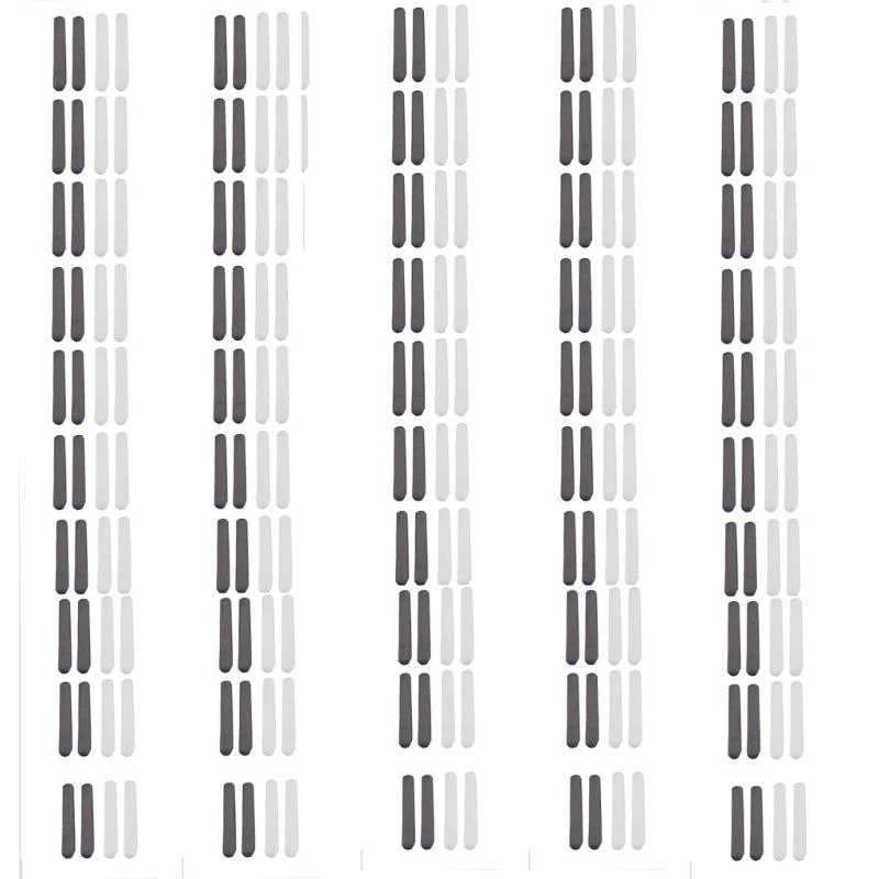 50Pcs Sweatproof Cap Liner Strips Adhesive Sweat Absorption Pad for Sports Caps Forehead Shirt Neck Clothing Collars N84C