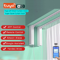 The latest Generation tuya wifi Electric Smart curtain Motor Motorized System Track Rod Intelligent Support Alice Google Alexa