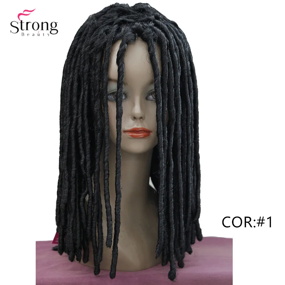 Perruque synthétique torsadée au crochet, perruques Dreadlocks tresses