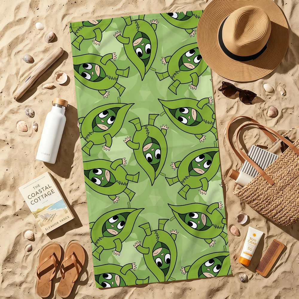 Cartoon Fun M-Mucha L-Lucha F-Frijolito Towel Beach Towels Soft Quick Dry Pool Bathing Towel Travel Gym Spa Camp Sport Gift