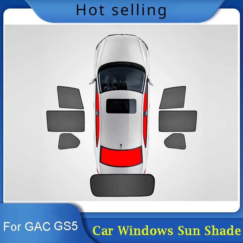 

For GAC Trumpchi GS5 2019 2020 2021 Car Side Window Sunshade Mesh Curtains UV Protection Sun Visor Sun Block SunShield Goods