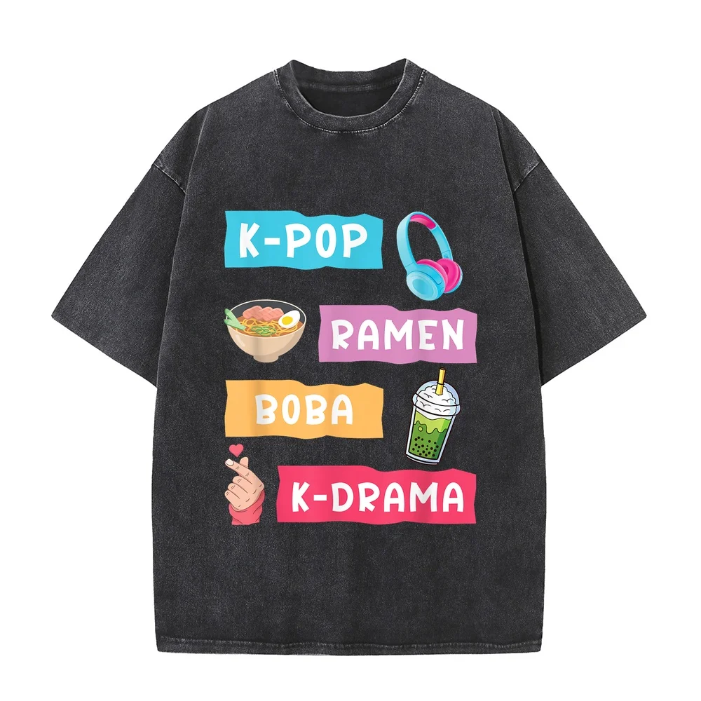K-Pop Fashion for Fans of korean K-Drama & Merchandise T-Shirt Camiseta Hombre Reviews Many Men's Clothes Graphic Tee Funny