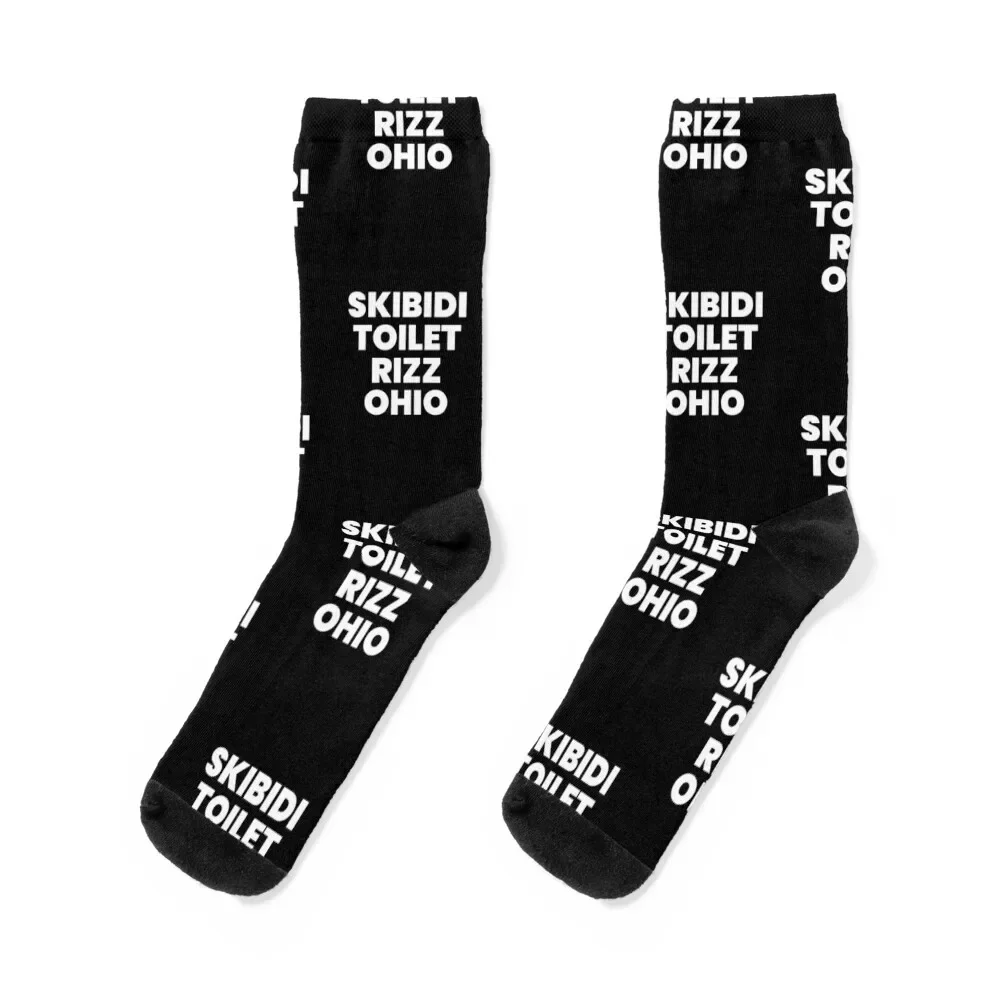 

Skibidi Toilet Rizz Ohio Socks Antiskid soccer sheer crazy retro Socks For Women Men's