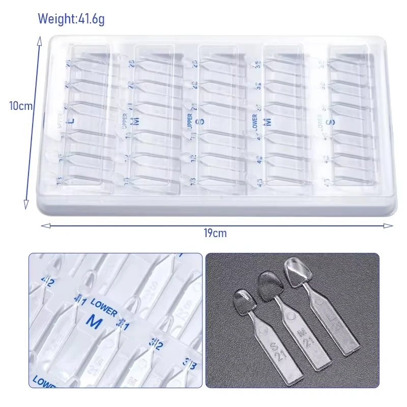 

NIGF Dental Veneer Mould Kit Composite Resin Mold Light Cure Autoclave Anterior Front Teeth Mould Teeth Whitening Tools
