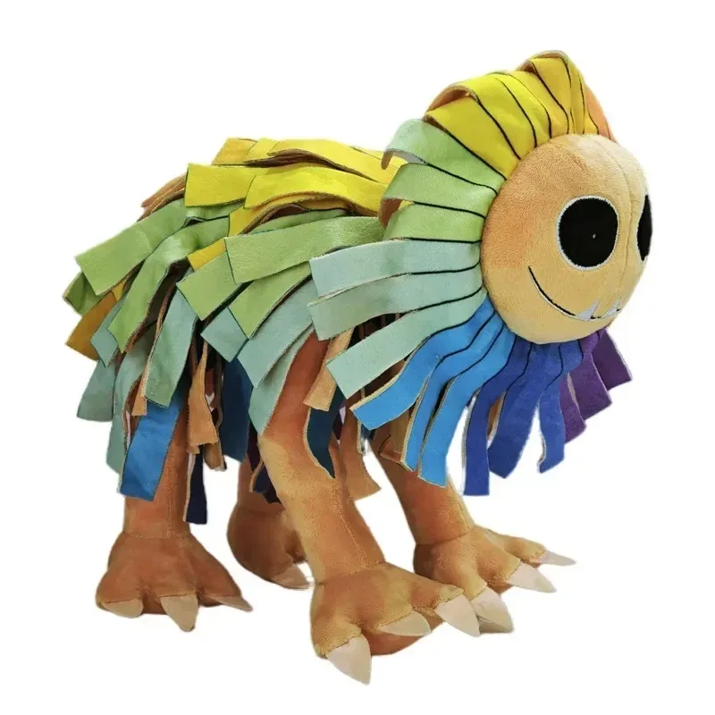 25cm Yarnaby Plush Nightmare Critters Doll Colorful Lion Smile Bedroom Sofa Decora Pillow PP Cotton Birthday Gifts Toys for Kids
