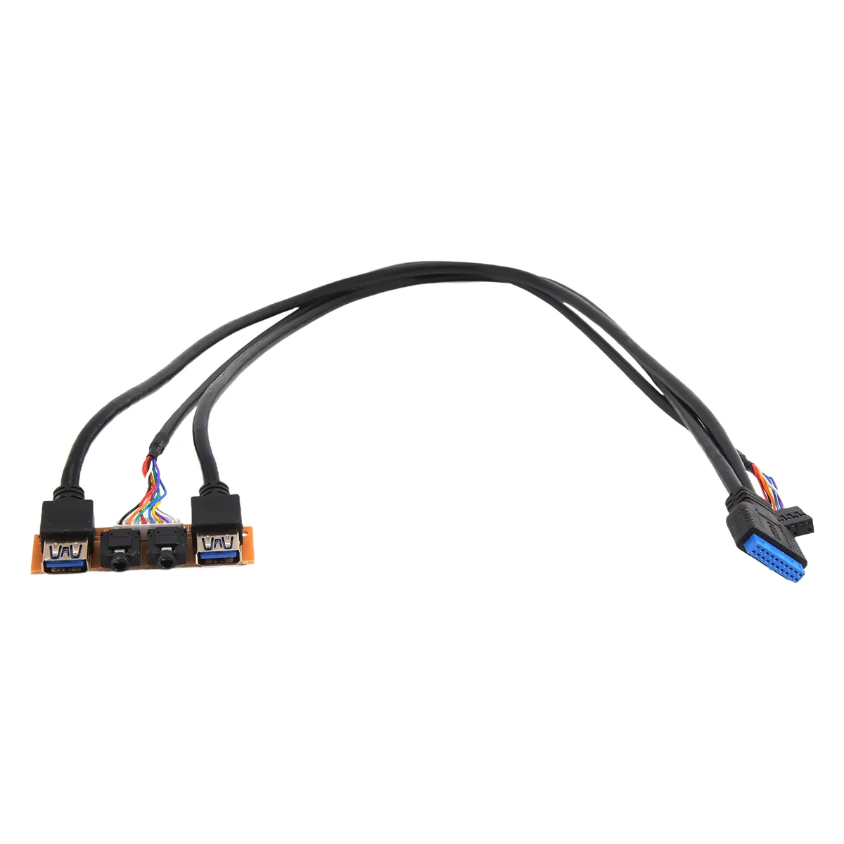 Передняя панель корпуса 60 см USB3.0 + USB3.0 + HD аудиоразъем, порты, плата ввода-вывода + внутренний провод, USB-рамка, линия удлинителя корпуса «сделай сам»