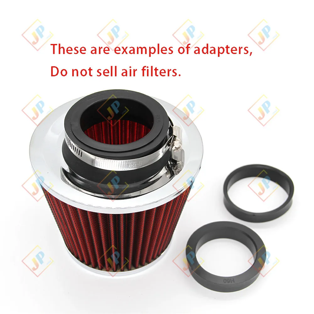 Reduce Adapter for 76mm 3inch Cone Air Filter Universal Rubber Reducing Ring 3inch to 2.75inch 2.5inch
