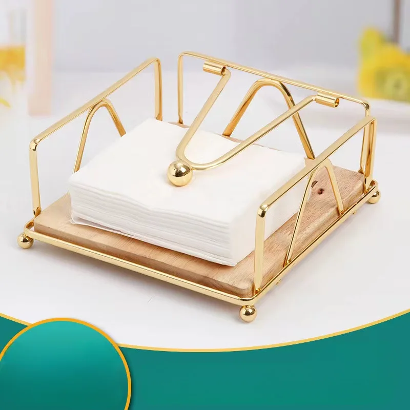 

Скандинавский железный держатель для салфеток, кофейня, отель, ресторан, квадратная стойка для хранения салфеток, обеденный стол, металлический держатель для бумажных полотенец