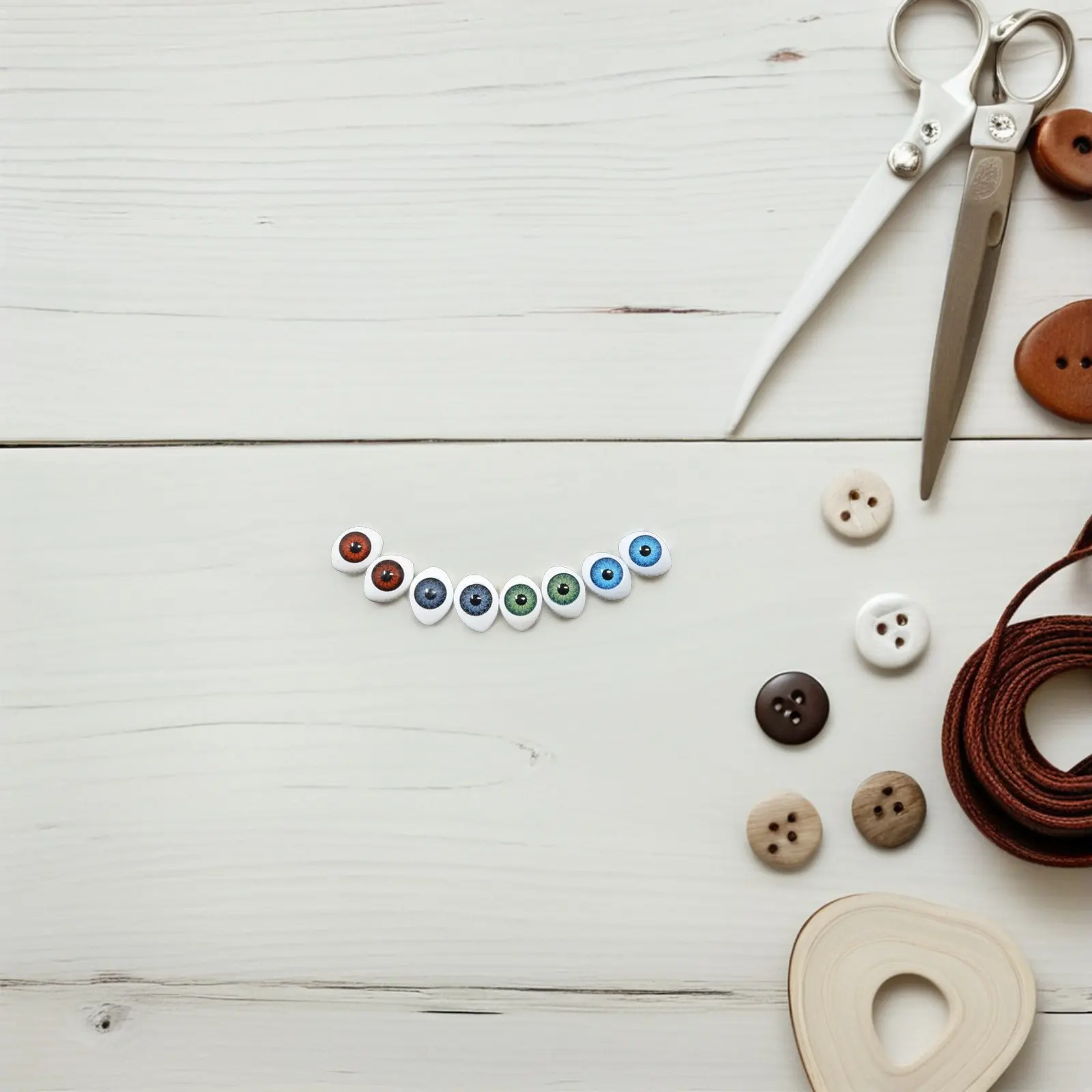 

180 шт. полукруглых глазок: реалистичные полые пластиковые глаза для мягких игрушек, вязаных изделий, поделок своими руками, безопасные глазки