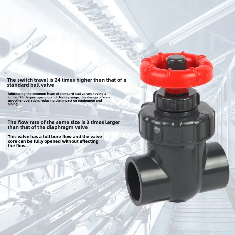 Valve for The Drain Pipe At The Bottom of The Fish Tank, PVC Sound-absorbing Valve, Fish Tank Noise Reduction Adjustment - view 5