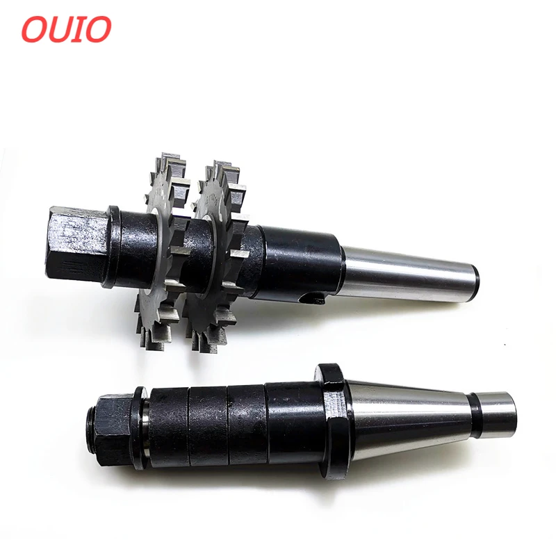 

OUIO High Precision Milling Cutter Tool Rod MorseMT3 MT4 NT30 NT40--22/27/32 Installation Saw Blade Milling Cutter Three Face